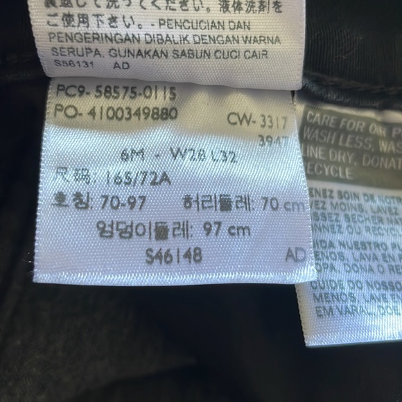 Women’s Levi’s Mid Rise Skinny Jeans Black Size 6 - Picture 8 of 15